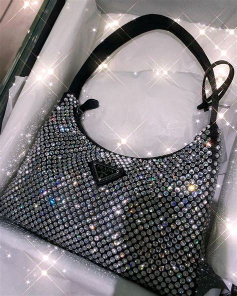 prada bags sparkle|prada bag with studs.